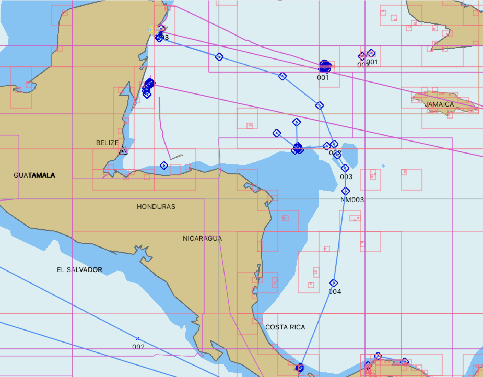 900+ nm to Bocas de Toro