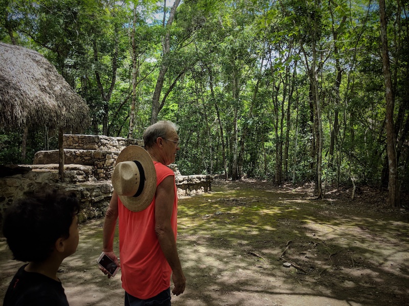 Neil and Max walked in ruins