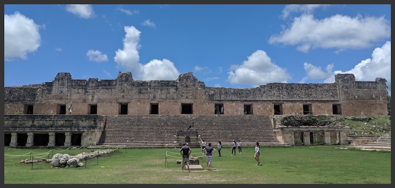 The building in Uxmal