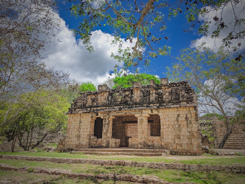 The temple in Uxmal